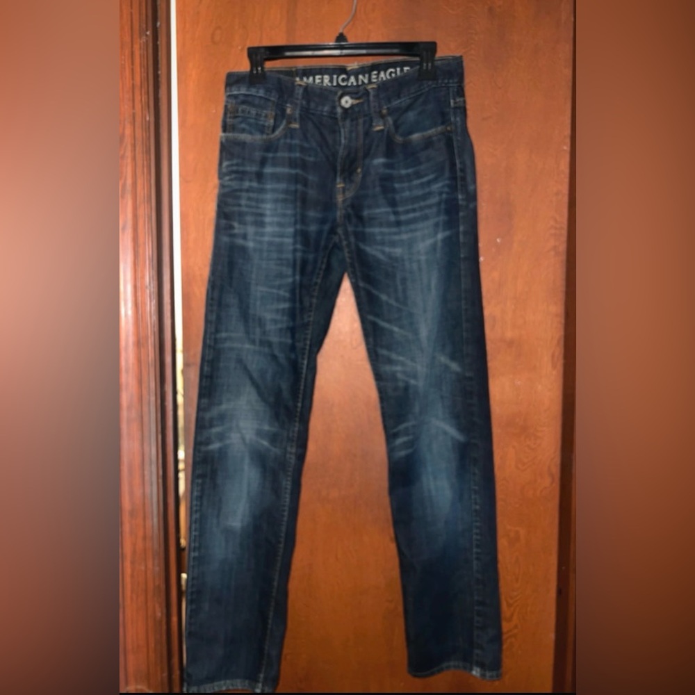 American Eagle Outfitters Men's Dark Wash slim fit Jeans- 29/32